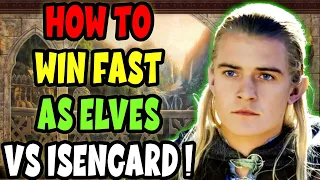 How to Play Elves VS Isengard | Quick Elven Strategy | LOTR | BFME 2 ROTWK 2.02 v8.5.0
