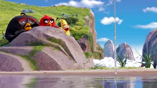 Angry bird 1 Red , Bomb , Chuck try to meet mighty eagle in tamil