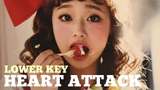 [KARAOKE] Heart Attack - Chuu (Lower Key) | Forever YOUNG