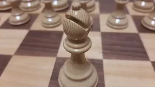 Шахматы. Ловушка для слона за три хода. Пешка сильнее слона. Обучение шахматам.