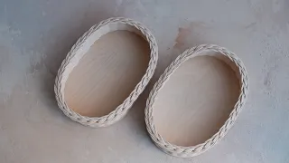 라탄 트레이 만들기 🤎 How to make a rattan tray easily