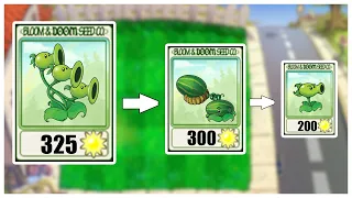 Planting In The Order Of Descending Sun Value | Plants VS Zombies Challenge