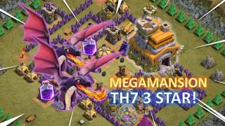 TH7 strategy for Megamansion (Goblin Map) #clashofclans