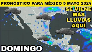 🔴 ÚLTIMA HORA 🔴 ESTE DOMINGO TRAERÁ MÁS LLUVIAS FUERTES EN MÉXICO