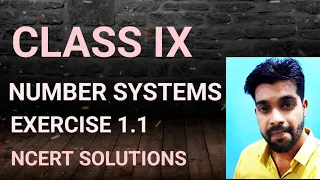 NUMBER SYSTEMS CLASS 9 EX 1.1