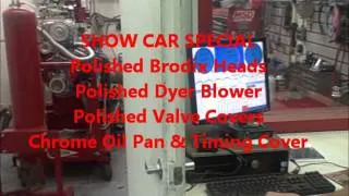 Blown Small Block Chevy Show Car Cruiser Engine Dyno Test