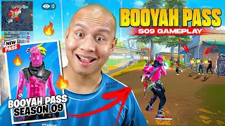 New Booyah Pass S09 Made Me Unstoppable 😎 First Gameplay with Itz Kabbo & Sooneeta - Free Fire Max