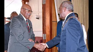 PRIME MINISTER RABUKA MEETS WITH GOVERNOR-GENERAL OF PAPUA NEW GUINEA