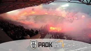 Η παρακάμερα του ΠΑΟΚ Vs Ολυμπιακος 1-0 - PAOK TV