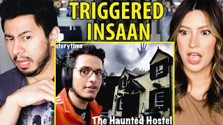 TRIGGERED INSAAN The Haunted Hostel Storytime Reaction and Ghost Stories w Jaby Natasha