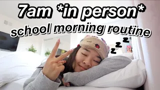 7am in person school morning routine | Nicole Laeno