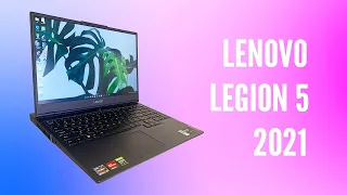 LENOVO LEGION 5 2021 RYZEN 7 5800H 3050 TI UNBOXING