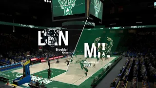 NBA 2K22 Arcade Edition, iPhone 11 | Brooklyn Nets vs Milwaukee Bucks (Nets Comeback! 💪🏻👊🏻)