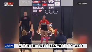 Transgender powerlifter has ‘smashed’ the women’s record