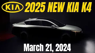 First Look: 2025 NEW KIA K4