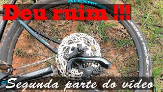 Deu ruim na minha Bike ! Quebrou o quadro. parte 2.