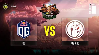 Dota2 - OG Esports vs. G2 x iG - Game 1 - ESL One Birmingham 2024 - Playoffs