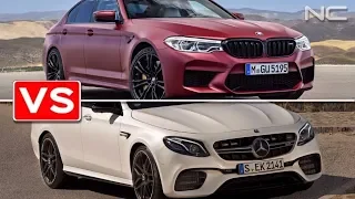 Mercedes E63S 213 vs BMW M5 F90 в Москве