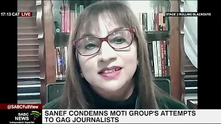 Sanef condemns Moti Group's attempts to gag amaBhungane journalists: Dr Glenda Daniels