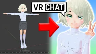 VRoid to VRChat (Unity 2019 + Blender) BEGINNER TUTORIAL