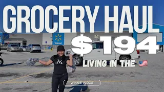 GROCERY HAUL IN WALMART | LIVING EXPENSES IN AMERICA | Hmong&Pinay couple