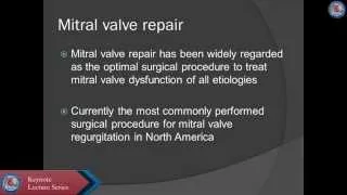 [Keynote Lecture] Mitral valve repair versus replacement