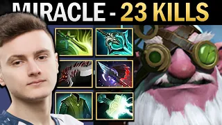 Sniper Dota Gameplay Miracle with 23 Kills and Abyssal