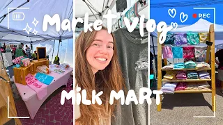 I MADE OVER $1K AT THE HOTTEST MARKET OF MY LIFE | Milk Mart | Craft Fair Vlog | Studio Vlog #82