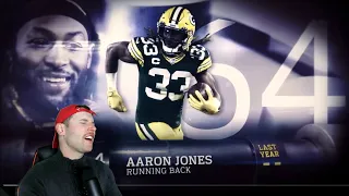 Rugby Player Reacts to AARON JONES (RB, Packers) #64 The Top 100 NFL Players of 2023