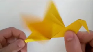 Origami: flapping bird