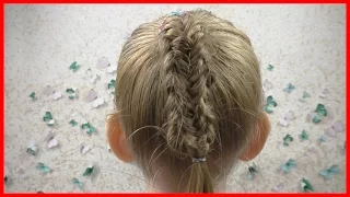 Косичка рыбий хвост. Красивый новый вариант. Прическа на каждый день. Fishtail Braid