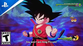 Dragon Ball Z: Kakarot PS5 - New Kid Goku Story Mode Gameplay & DLC 5 Launch Trailer