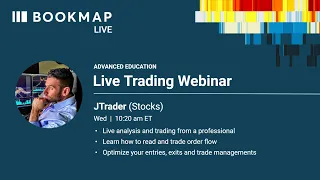 2022-01-12 BookmapLive Equities Trading w/ JTrader (stocks)