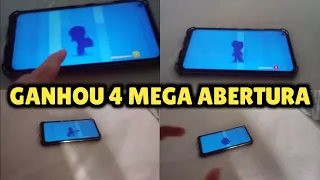 GAROTO GANHA 4 BRAWLERS EM MEGA ABERTURA DE CAIXAS BRAWL STARS