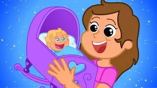 Rock-A-Bye Baby | Kids Songs | by Little Angel