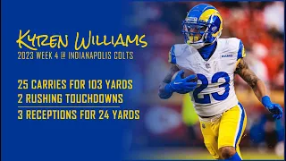 Kyren Williams Every Run and Catch @ Indianapolis Colts | 2023 Week 4 | Fantasy Football Film