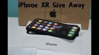 iPhone-XR Unboxing & First Look Black GiveAway!