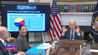 LIVE: Biden Receives Briefing on Hurricane and Wildfire Preparedness