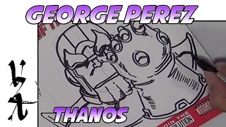 George Perez drawing Thanos