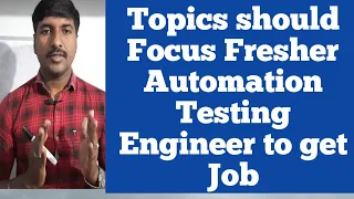 How to prepare interview as Automation Testing Fresher | Selenium interview for fresher