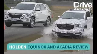 2018 Holden Equinox and Acadia Prototype Review | Drive.com.au