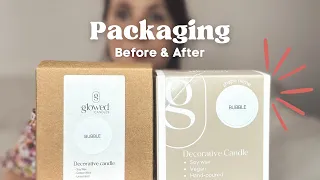 Budget friendly packaging | Candle branding | Labelling hack | Small business tips