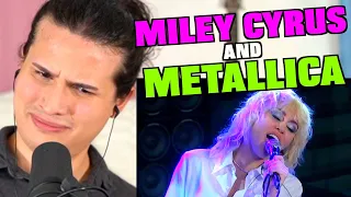 Vocal Coach Reacts to Miley Cyrus Singing w/ Metallica