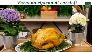 Faraona ripiena di carciofi | ricette per pasqua | Guidi di Roncofreddo