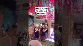 UPACARA PANGGIH PENGANTIN ADAT YOGYAKARTA #adatjawa #adatjogja #panggihmanten