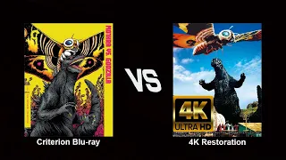 MOTHRA VS. GODZILLA - Criterion Blu-ray vs. 4K Restoration