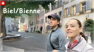 Switzerland. Biel/Bienne. The city of two languages.