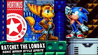 ✪ Ratchet the Lombax Sonic Mania Style Sprite ✪