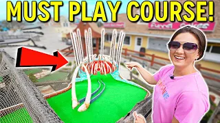 We've NEVER Seen a Mini Golf Course Do This! - EPIC One of a Kind Course!