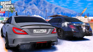 ОПЕРСКАЯ ЕЗДА В GTA 5 - MERCEDES CLS63 ПРОТИВ MERCEDES E63 AMG! КТО ПОБЕДИТ ЭТУ ГОНКУ!? 🌊ВОТЕР